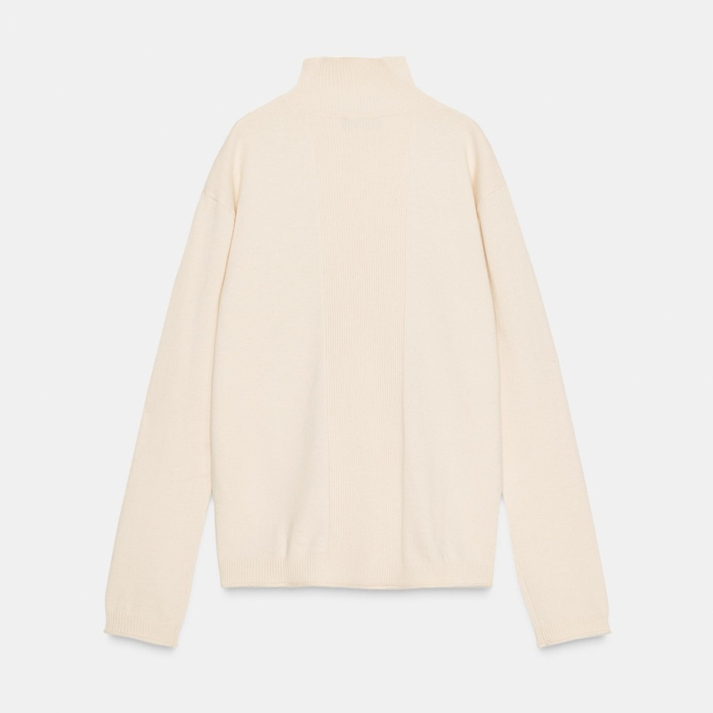 Zara Cream Cowl Neck Sweater